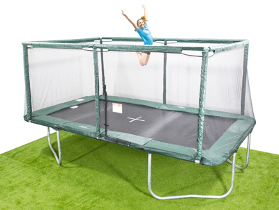 10x17ft Rectangle Trampoline Jumping