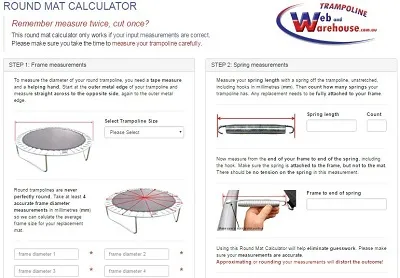 trampoline-mat-calculator