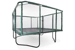 GeeTramp Force 14ft x 16ft Rectangle Trampoline - Black Edition - High Bounce - Peace of Mind Bundle image 6