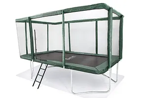 GeeTramp Force 9ft x 14ft Rectangle Trampoline - Standard - Family Fun Bundle image 2