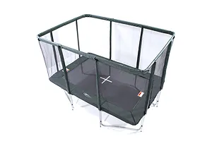 GeeTramp Force 8ft x 12ft Rectangle Trampoline - High Bounce - Peace of Mind Bundle image 6