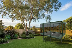 GeeTramp Force 8ft x 12ft Rectangle Trampoline - Black Edition - Standard - Peace of Mind Bundle image 3