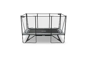 ACON X 17ft Trampoline with Net Enclosure and Ladder - Grey - Peak Performance Bundle image 4