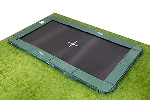 Why our rectangle in-ground trampolines have legs