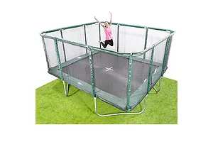 14ft x 16ft Huge Family Trampoline Buyers Guide - Gymnast, Cheer and pure fun.