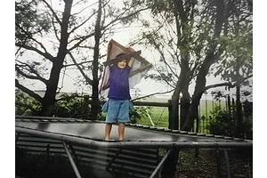 How to revive an old rectangle trampoline; to today’s 2015 safety standards