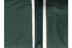 How can I make bigger trampoline pads fit my smaller rectangle trampoline?