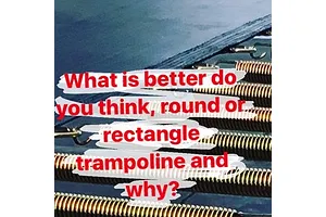 Why athletes prefer rectangle trampolines over round