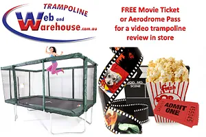 Trampoline review for free movie tickets or airodrome pass