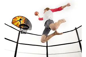 The Pros &amp; Cons of a Trampoline Basketball Ring