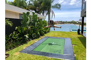 Mr Trampoline 9ft x 15ft In Ground Family Rectangle 2 String Trampoline image 1210