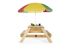 Plum® Wooden Picnic Table with Parasol image 1243
