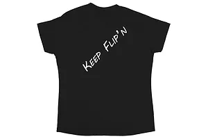 GeeTramp Keep Flipn T-Shirt - Black image 1467