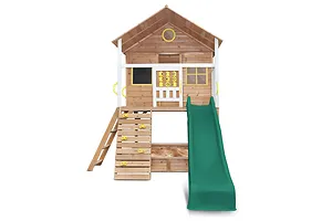 Lifespan Kids Warrigal Cubby House with 2.2m Slide - Green image 1752