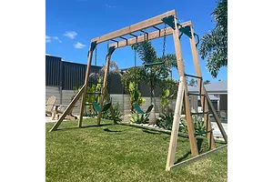 Lifespan Kids Daintree 2-in-1 Monkey Bars & Swing Set image 1780