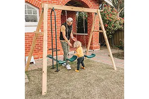 Lifespan Kids Forde 3-Station Timber Swing Set image 1793