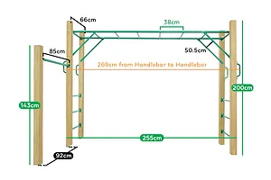 Lifespan Kids Amazon 2.5m Monkey Bar Set image 1831