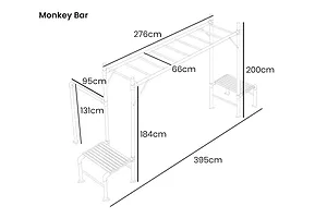 Lifespan Kids Junior Jungle Monkey Bar Module image 2177