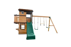 Lifespan Kids Darlington Play Centre & Swing Set with 2.2m Slide - Green image 2281
