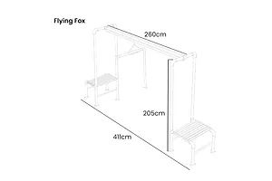 Lifespan Kids Junior Jungle Flying Fox Module image 2338