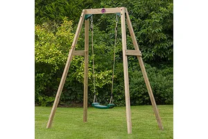 Plum® Wooden Single Swing Set image 2852