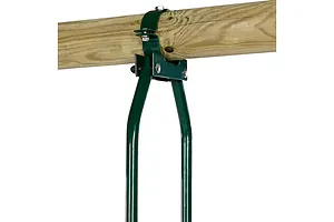 Plum® Colobus Wooden Double Swing Set with Double Glider image 2859