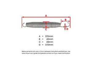GeeTramp 225x28mm Spring - AU image 2872