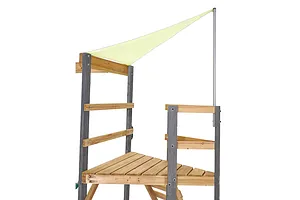 Plum® Barbary Playcentre with 6ft Slide, Double Swing & Shade Cover image 2903