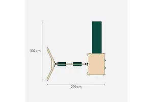 Plum® Lookout Tower Playcentre with Swings image 2907