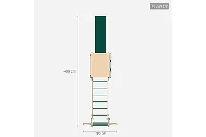 Plum® Lookout Tower Playcentre with Monkey Bars image 2919