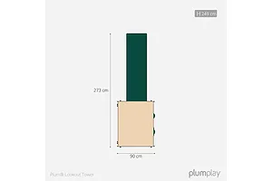 Plum® Lookout Tower Playcentre with Swings and Monkey Bars image 2920