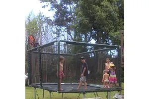 Rectangle Trampoline Review Australia - Well over one year after purchase