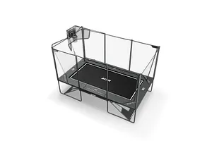 ACON X Basketball Hoop with Back Net for 17ft Rectangle Trampoline image 2966