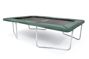 GeeTramp Force 8ft x 12ft Rectangle Trampoline - In Ground - Standard