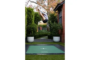 Mr Trampoline 10ft x 17ft In Ground Olympic Elite Rectangle 2 String Trampoline image 3129