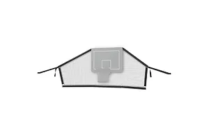ACON X Basketball Hoop with Back Net for 17ft Rectangle Trampoline image 3326