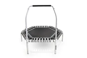 ACON Fitness Rebounder - Hexagon Rebounder Trampoline /w Handle - 55" (1.41m) White image 3356