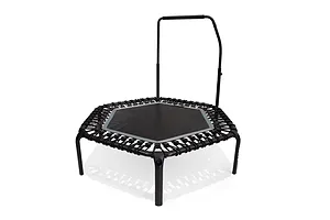 ACON Fitness Rebounder - Hexagon Rebounder Trampoline /w Handle - 55" (1.41m) Black image 3361