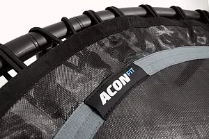 ACON Fitness Rebounder - Round Rebounder Trampoline /w Handle - 44" (1.12m)- Black image 3371