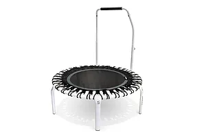 ACON Fitness Rebounder - Round Rebounder Trampoline w/ Handle - 44" (1.12m) White image 3376