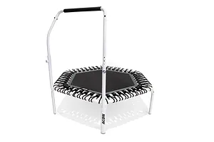 ACON Fitness Rebounder - Hexagon Rebounder Trampoline /w Handle - 55" (1.41m) White image 3377