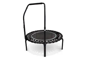 ACON Fitness Rebounder - Round Rebounder Trampoline /w Handle - 44" (1.12m)- Black image 3378