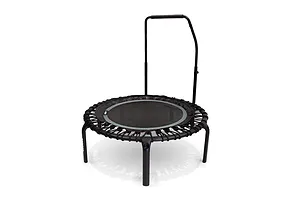 ACON Fitness Rebounder - Round Rebounder Trampoline /w Handle - 44" (1.12m)- Black image 3379