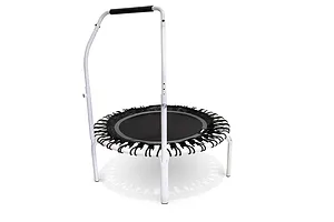 ACON Fitness Rebounder - Round Rebounder Trampoline w/ Handle - 44" (1.12m) White image 3380