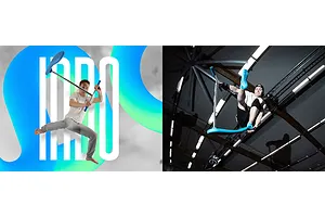 Indo Pro Trampoline Scooter - Blue image 3424