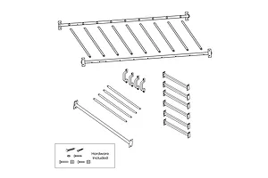 Lifespan Kids Amazon Monkey Bars 3.0m (Bars Only) image 3431