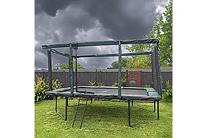 How to anchor a trampoline down in high winds