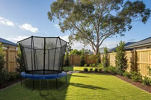 GeeTramp Curve 12ft Round Trampoline - Dark Blue image 3586