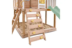 Lifespan Kids Warrigal Cubby House with 2.2m Slide - Pastel Green image 3660