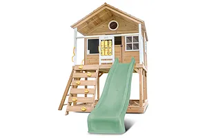 Lifespan Kids Warrigal Cubby House with 2.2m Slide - Pastel Green image 3661